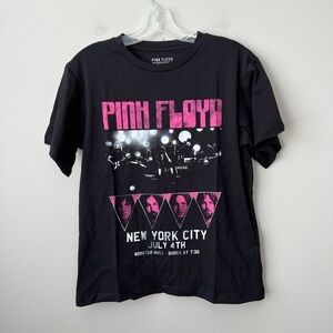 Pink‎ Floyd NYC Wooster Hall July 4th Black Short Sleeve T-Shirt